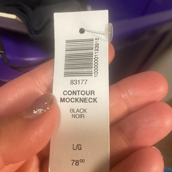 NWT Babaton countour mockneck dress knee high, Large Black - Picture 3 of 3